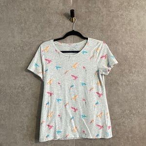 Sonoma Grey Women's Tee with Parrots
